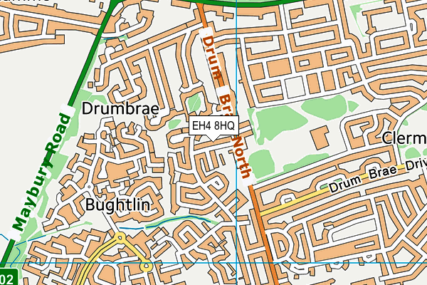 EH4 8HQ map - OS VectorMap District (Ordnance Survey) EH4 8HQ map - OS VectorMap District (Ordnance Survey)
