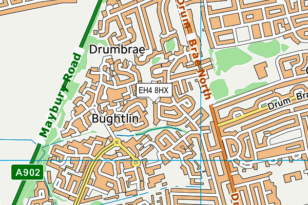 EH4 8HX map - OS VectorMap District (Ordnance Survey) EH4 8HX map - OS VectorMap District (Ordnance Survey)