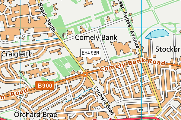 EH4 9BR map - OS VectorMap District (Ordnance Survey) EH4 9BR map - OS VectorMap District (Ordnance Survey)