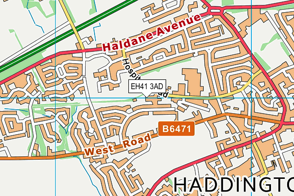 EH41 3AD map - OS VectorMap District (Ordnance Survey) EH41 3AD map - OS VectorMap District (Ordnance Survey)