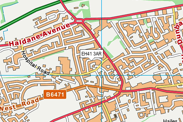 EH41 3AR map - OS VectorMap District (Ordnance Survey) EH41 3AR map - OS VectorMap District (Ordnance Survey)