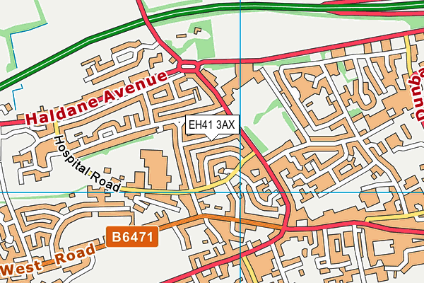 EH41 3AX map - OS VectorMap District (Ordnance Survey) EH41 3AX map - OS VectorMap District (Ordnance Survey)