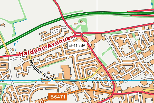EH41 3BA map - OS VectorMap District (Ordnance Survey) EH41 3BA map - OS VectorMap District (Ordnance Survey)
