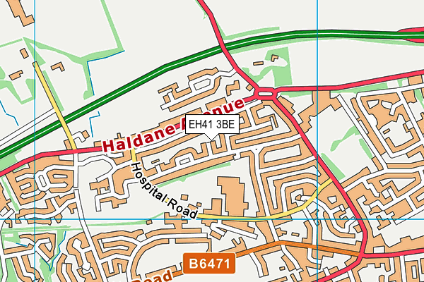 EH41 3BE map - OS VectorMap District (Ordnance Survey) EH41 3BE map - OS VectorMap District (Ordnance Survey)