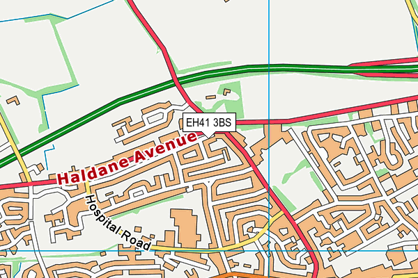 EH41 3BS map - OS VectorMap District (Ordnance Survey) EH41 3BS map - OS VectorMap District (Ordnance Survey)