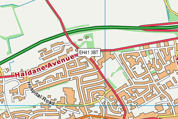 EH41 3BT map - OS VectorMap District (Ordnance Survey) EH41 3BT map - OS VectorMap District (Ordnance Survey)