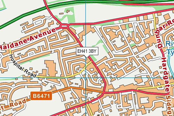 EH41 3BY map - OS VectorMap District (Ordnance Survey) EH41 3BY map - OS VectorMap District (Ordnance Survey)