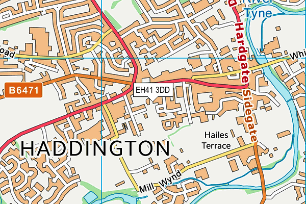 EH41 3DD map - OS VectorMap District (Ordnance Survey) EH41 3DD map - OS VectorMap District (Ordnance Survey)