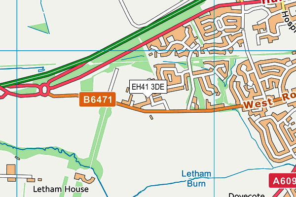 EH41 3DE map - OS VectorMap District (Ordnance Survey) EH41 3DE map - OS VectorMap District (Ordnance Survey)