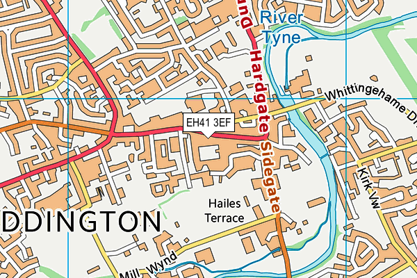 EH41 3EF map - OS VectorMap District (Ordnance Survey) EH41 3EF map - OS VectorMap District (Ordnance Survey)
