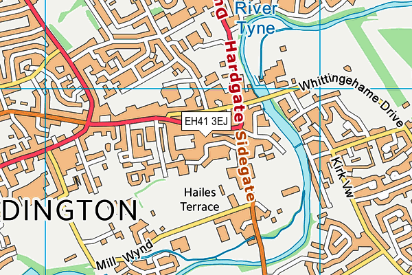 EH41 3EJ map - OS VectorMap District (Ordnance Survey)