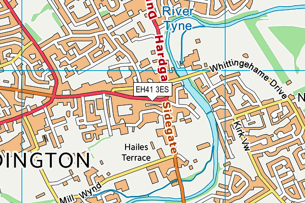 EH41 3ES map - OS VectorMap District (Ordnance Survey) EH41 3ES map - OS VectorMap District (Ordnance Survey)