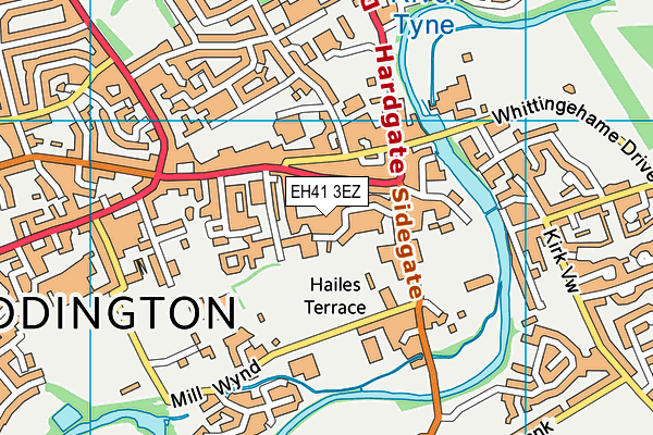 EH41 3EZ map - OS VectorMap District (Ordnance Survey) EH41 3EZ map - OS VectorMap District (Ordnance Survey)