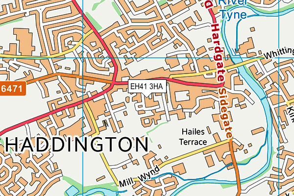 EH41 3HA map - OS VectorMap District (Ordnance Survey) EH41 3HA map - OS VectorMap District (Ordnance Survey)