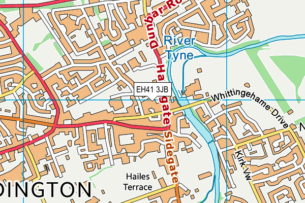 EH41 3JB map - OS VectorMap District (Ordnance Survey) EH41 3JB map - OS VectorMap District (Ordnance Survey)