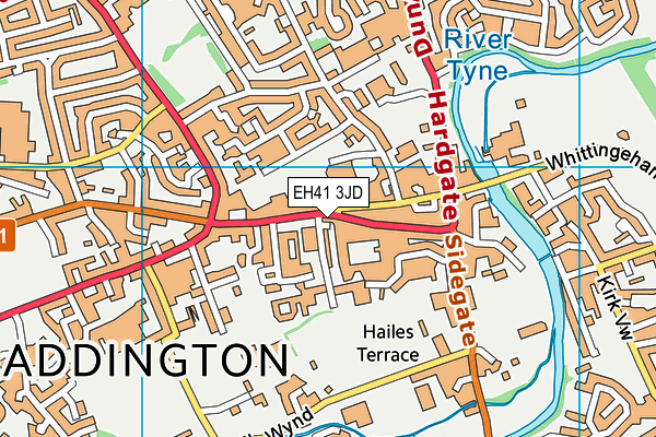 EH41 3JD map - OS VectorMap District (Ordnance Survey) EH41 3JD map - OS VectorMap District (Ordnance Survey)