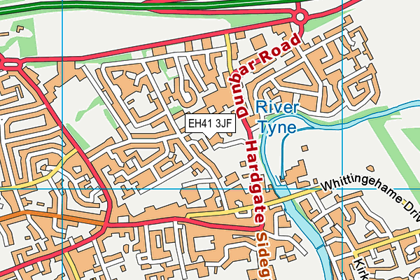 EH41 3JF map - OS VectorMap District (Ordnance Survey) EH41 3JF map - OS VectorMap District (Ordnance Survey)