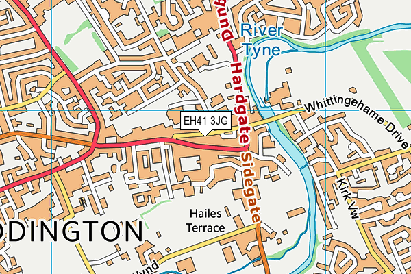 EH41 3JG map - OS VectorMap District (Ordnance Survey) EH41 3JG map - OS VectorMap District (Ordnance Survey)