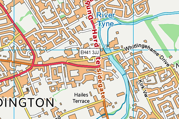 EH41 3JJ map - OS VectorMap District (Ordnance Survey) EH41 3JJ map - OS VectorMap District (Ordnance Survey)