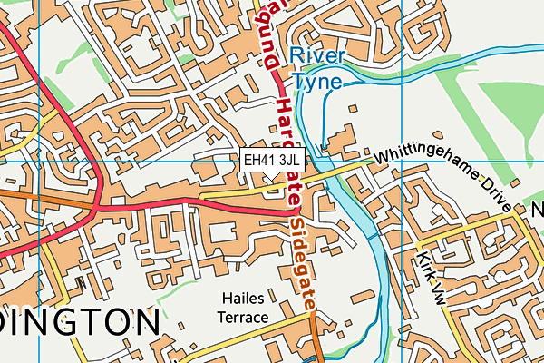 EH41 3JL map - OS VectorMap District (Ordnance Survey) EH41 3JL map - OS VectorMap District (Ordnance Survey)