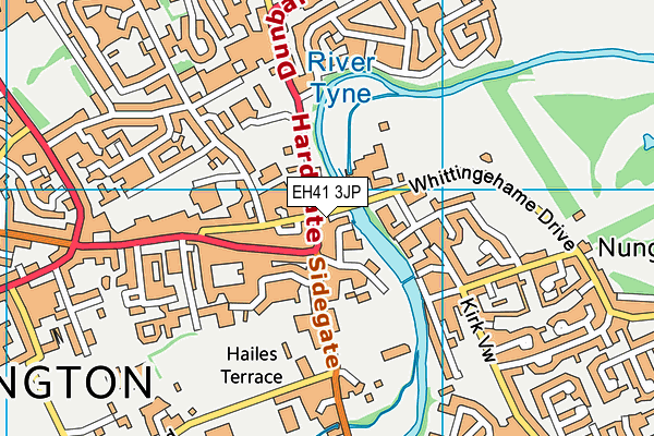 EH41 3JP map - OS VectorMap District (Ordnance Survey) EH41 3JP map - OS VectorMap District (Ordnance Survey)