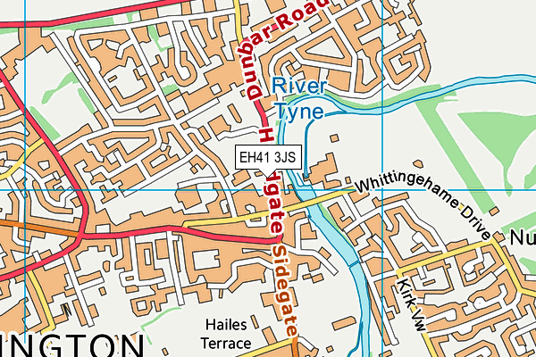 EH41 3JS map - OS VectorMap District (Ordnance Survey) EH41 3JS map - OS VectorMap District (Ordnance Survey)