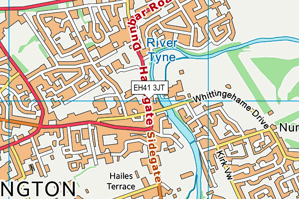 EH41 3JT map - OS VectorMap District (Ordnance Survey) EH41 3JT map - OS VectorMap District (Ordnance Survey)