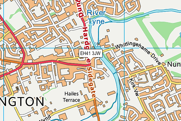 EH41 3JW map - OS VectorMap District (Ordnance Survey) EH41 3JW map - OS VectorMap District (Ordnance Survey)