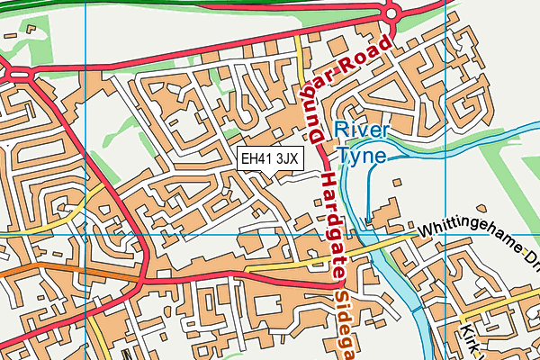 EH41 3JX map - OS VectorMap District (Ordnance Survey) EH41 3JX map - OS VectorMap District (Ordnance Survey)