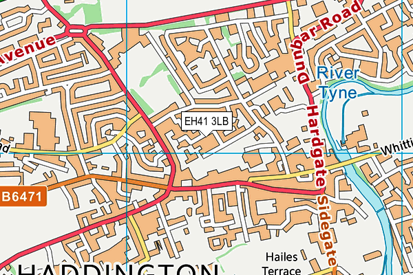 EH41 3LB map - OS VectorMap District (Ordnance Survey) EH41 3LB map - OS VectorMap District (Ordnance Survey)