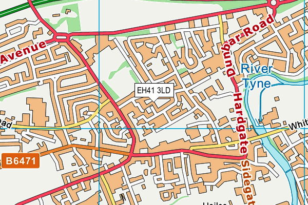 EH41 3LD map - OS VectorMap District (Ordnance Survey) EH41 3LD map - OS VectorMap District (Ordnance Survey)