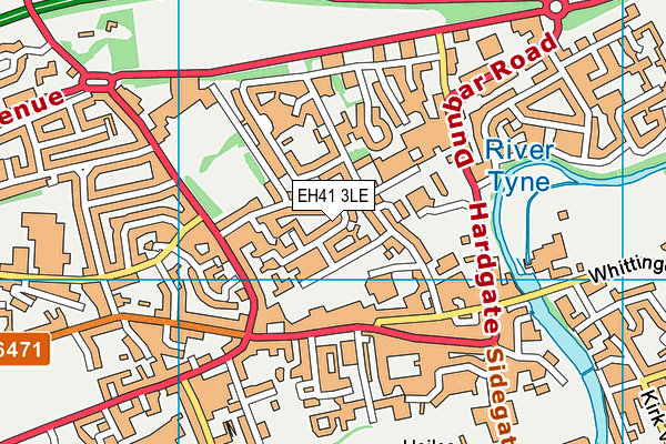 EH41 3LE map - OS VectorMap District (Ordnance Survey) EH41 3LE map - OS VectorMap District (Ordnance Survey)