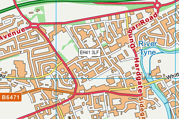 EH41 3LF map - OS VectorMap District (Ordnance Survey) EH41 3LF map - OS VectorMap District (Ordnance Survey)
