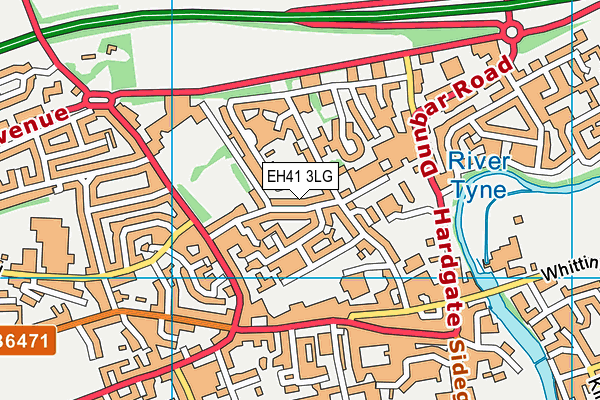 EH41 3LG map - OS VectorMap District (Ordnance Survey) EH41 3LG map - OS VectorMap District (Ordnance Survey)