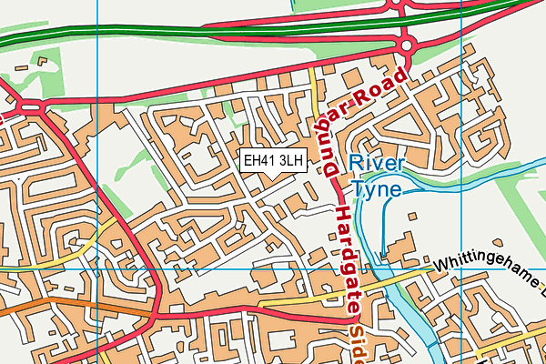 EH41 3LH map - OS VectorMap District (Ordnance Survey) EH41 3LH map - OS VectorMap District (Ordnance Survey)