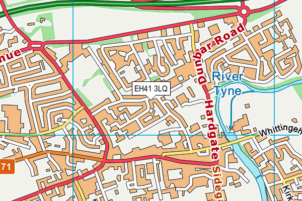 EH41 3LQ map - OS VectorMap District (Ordnance Survey) EH41 3LQ map - OS VectorMap District (Ordnance Survey)