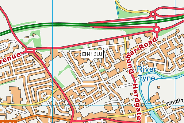EH41 3LU map - OS VectorMap District (Ordnance Survey) EH41 3LU map - OS VectorMap District (Ordnance Survey)
