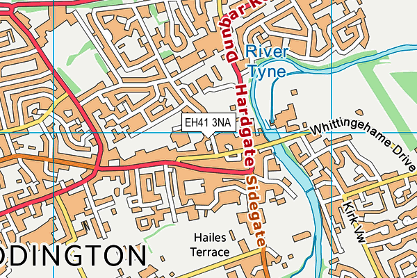 EH41 3NA map - OS VectorMap District (Ordnance Survey)