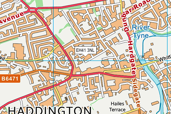 EH41 3NL map - OS VectorMap District (Ordnance Survey) EH41 3NL map - OS VectorMap District (Ordnance Survey)