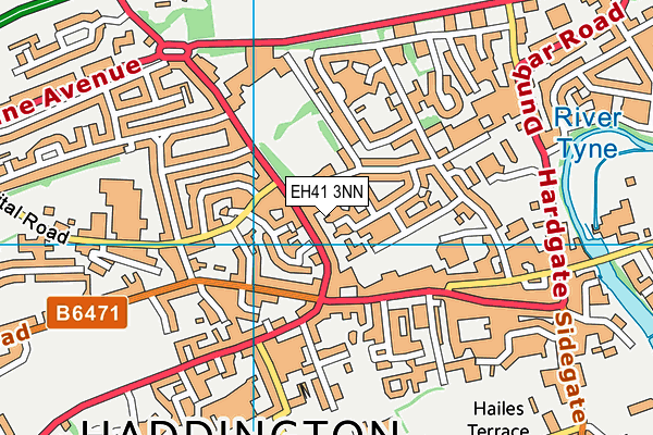 EH41 3NN map - OS VectorMap District (Ordnance Survey) EH41 3NN map - OS VectorMap District (Ordnance Survey)
