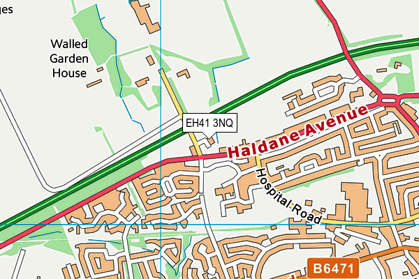EH41 3NQ map - OS VectorMap District (Ordnance Survey) EH41 3NQ map - OS VectorMap District (Ordnance Survey)