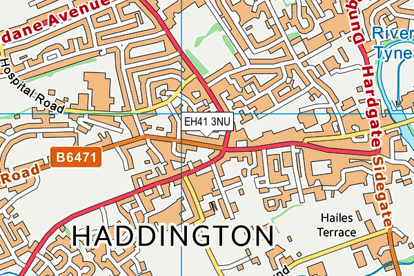 EH41 3NU map - OS VectorMap District (Ordnance Survey) EH41 3NU map - OS VectorMap District (Ordnance Survey)