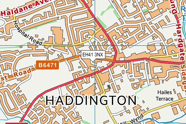 EH41 3NX map - OS VectorMap District (Ordnance Survey) EH41 3NX map - OS VectorMap District (Ordnance Survey)