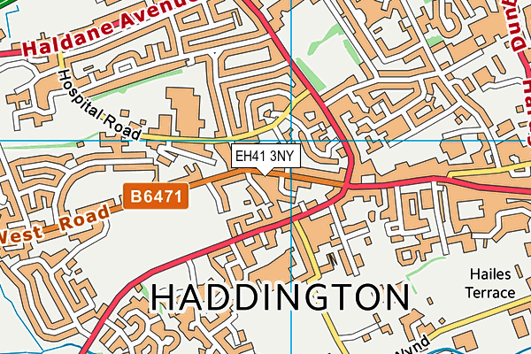 EH41 3NY map - OS VectorMap District (Ordnance Survey) EH41 3NY map - OS VectorMap District (Ordnance Survey)