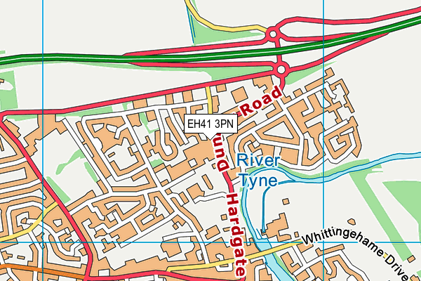 EH41 3PN map - OS VectorMap District (Ordnance Survey) EH41 3PN map - OS VectorMap District (Ordnance Survey)