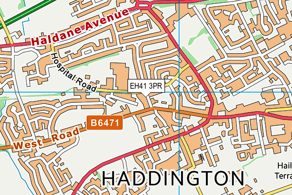 EH41 3PR map - OS VectorMap District (Ordnance Survey) EH41 3PR map - OS VectorMap District (Ordnance Survey)