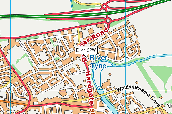 EH41 3PW map - OS VectorMap District (Ordnance Survey) EH41 3PW map - OS VectorMap District (Ordnance Survey)