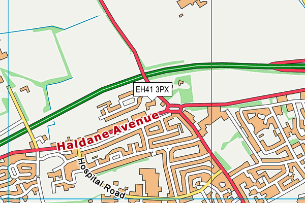 EH41 3PX map - OS VectorMap District (Ordnance Survey) EH41 3PX map - OS VectorMap District (Ordnance Survey)