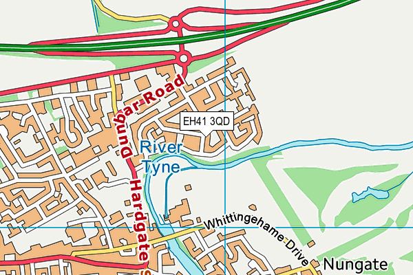 EH41 3QD map - OS VectorMap District (Ordnance Survey) EH41 3QD map - OS VectorMap District (Ordnance Survey)