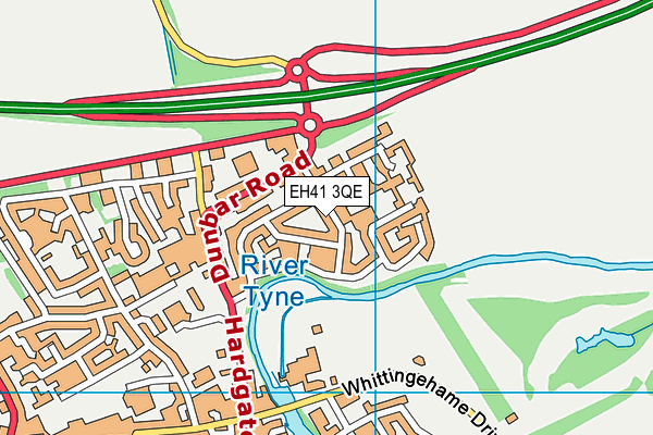 EH41 3QE map - OS VectorMap District (Ordnance Survey) EH41 3QE map - OS VectorMap District (Ordnance Survey)